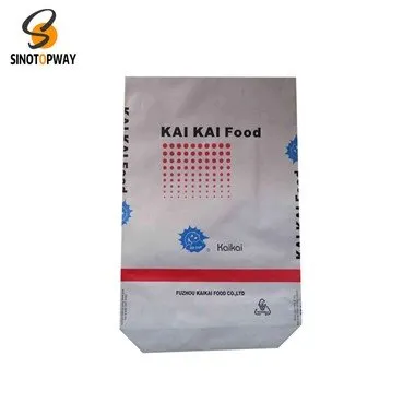 Sacos de papel multifolha com fundo quadrado